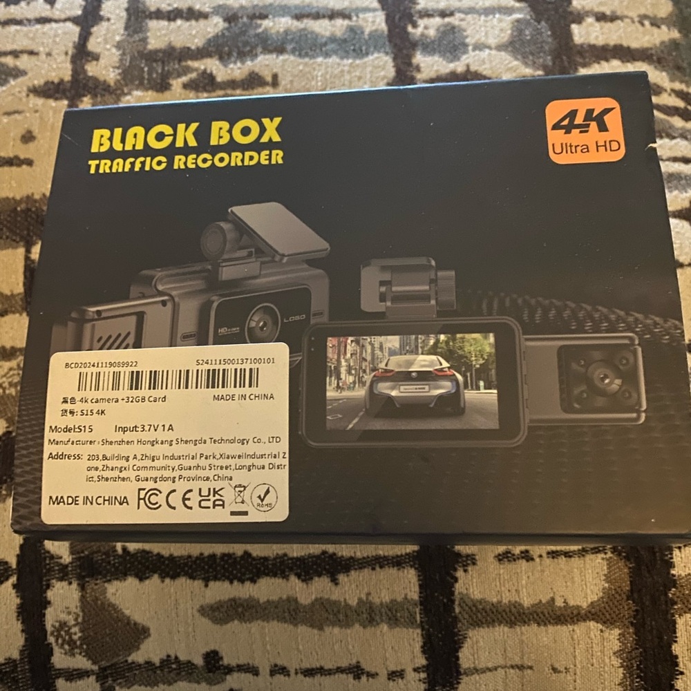 4K Ultra HD Traffic Recorder - Black